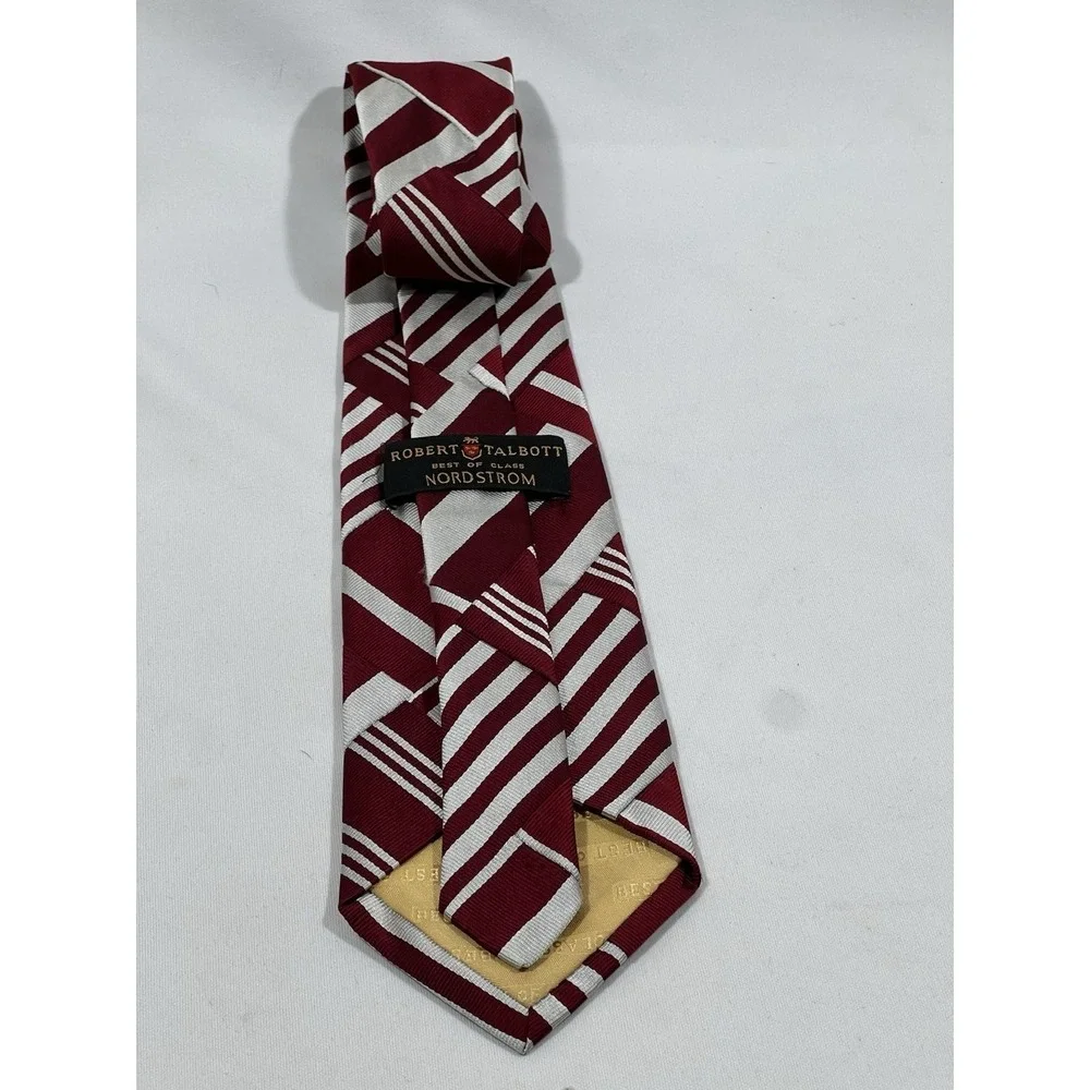 Robert Talbott Best Of Class Silk Tie‎ Mens Striped Luxury Designer